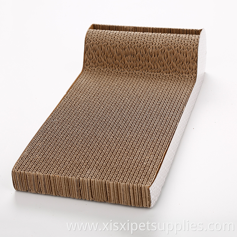 wholesale P shape cardboard cat scratcher cat playing toy
